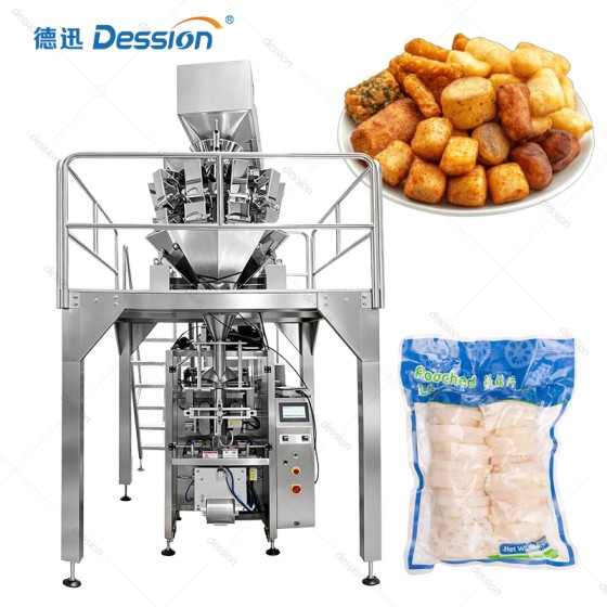 Frozen Food Packaging Machine from Leading Chinese Manufacturer for IQF Products, Dumplings, and Meatballs